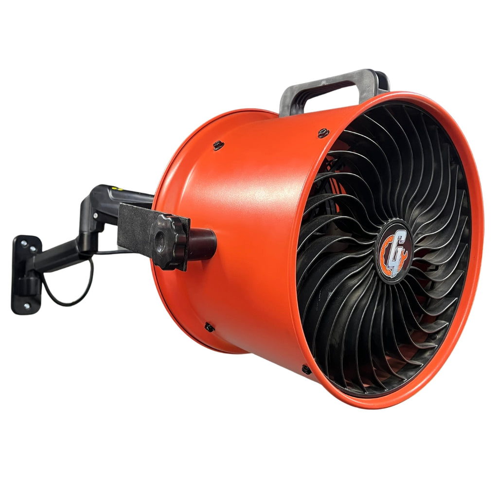 wall mounted garage fan