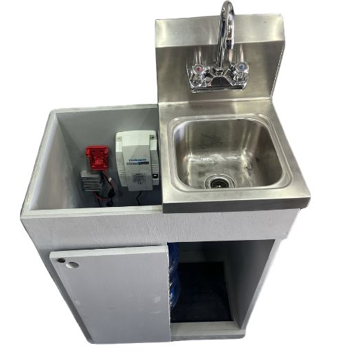 battery powered portable sink