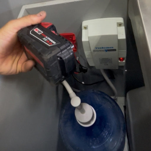 battery powered sink